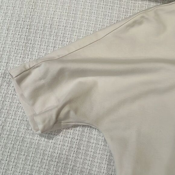 Tahari 1/2 Sleeve Blouse Ties in Back Size Medium black or white - Picture 5 of 9